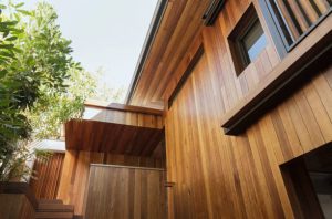 clean wood siding